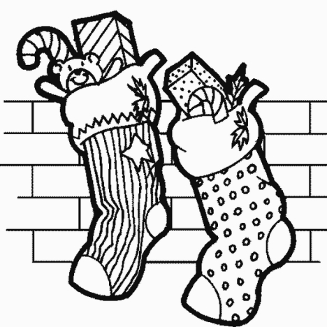 Christmas Themed Coloring Pages 8